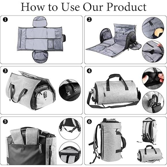 Foldable Travel Garmet Bag - Picture 6 of 7